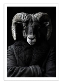 Affiche 30 x 40 cm - Ram Wild Suits - Philippe Hugonnard