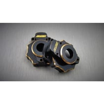 Option TRX4 SAMIX - Lest de pont portique en laiton (x2) pour Traxxas TRX-4