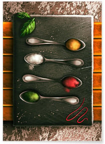 Affiche Ardoise épicée | A3 : 29,7x42cm