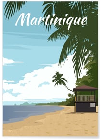Affiche Martinique | A3 : 29,7x42cm