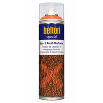Spray de peinture - Marquage - Orange signalisation - Chantiers, forêts, sols - Belton Special - 500ml