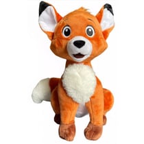 Peluche renard rox 45 cm - doudou licence disney collection rox et roucky