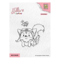 Tampon transparent scrapbooking Nellie's choice REVE DE PILOTE 025