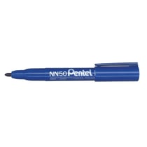 Lot de 12 marqueurs permanents pointe ogive 1,3 mm - PENTEL - Bleu - GREEN-LABEL NN50