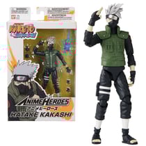 Bandai - Anime Heroes - Naruto Shippuden - Figurine Anime heroes 17 cm - Kakashi Hatake - Licence Officielle - Figurine d'action articulée Kakashi - 36903
