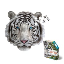 I AM 300 Puzzle: TIGRE BLANC 40.64x40.64cm, 300pcs, en boîte 18.42x21.91x5.72cm, Madd Capp Puzzle, 10+