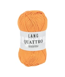 Fil à tricoter 100% coton QUATTRO - Lang Yarns 159 Orange