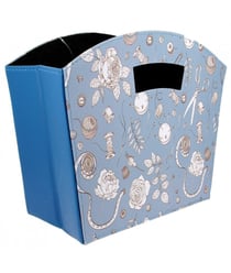 Boite de rangement pliable style couture bleu - Distrifil Bleu
