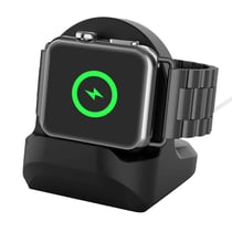 Avizar Socle de Chargement pour Apple Watch Durable et Facile à Utiliser en TPU Noir