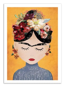 Affiche - Frida Yellow Version - Treechild