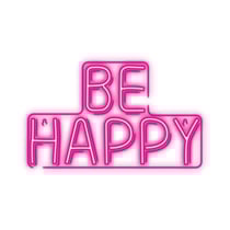 NEOLIA - Neon Lampe LED Murale Be Happy