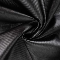 Tissu Velours Côtelé Orlane enduit uni Noir