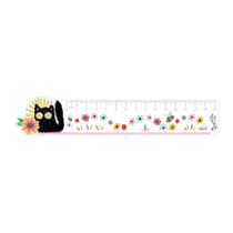 Règle dye cut illustrée 15cm - Retro love - Hirondelles & Cie