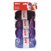 Pelotes de laine tons bleu 4 u.