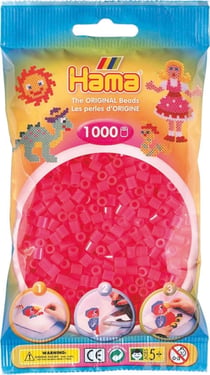 1 000 perles standard MIDI (Ø5 mm) fuchsia