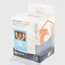 Lot de 12 pochettes de protection Phoenix Shield - Mini Snap rigide - Transparent - 63,5 x 88,9 mm