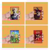 Dragon Ball Z - Set 4 aimants Dragon Ball Z