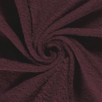 Tissu Eponge légère 340 g/m² uni Pourpre