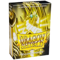 Protège-cartes Mini Mat Jaune - Dragon Shield