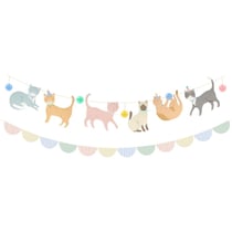 Double Guirlande Chat Pastel