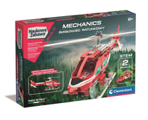 Coffret scientifique Science and Jeu – labo mécanique hélicoptère de secours – Clementoni