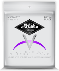 Black Diamond® Nickel Black Coated 45/105 - Cordes pour Basse