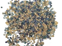 2000 Perles de Rocaille Doré Or Violet Irisé Diametre 2 mm 12/0 - creation bijoux