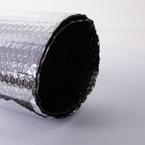 Tissu isolant Gwenda thermo-réflecteur moyen  métallisé uni Argent