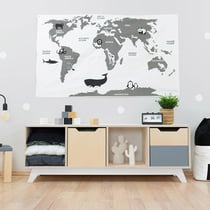 Meuble de rangement NABOSKY blanc 1x4