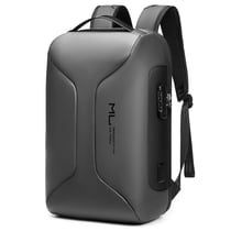 Sac À Dos Ordinateur Grande Capacité Imperméable Avec Port USB Gris YONIS