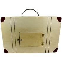 Urne valise 35x23x15 cm bois - Artemio