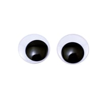 Yeux mobiles Vaessen Creative - Plastique - M51933 - Noir et blanc - 30 mm - Lot de 144 pièces