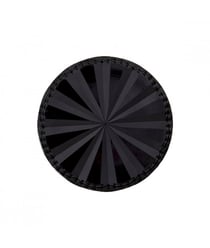 Carte de 2 boutons noir à queue en relief 23mm - Prym Noir