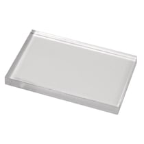 Bloc acrylique pour tamponner, 5x8 cm, épaisseur 8 mm