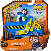Coffret pat patrouille ruben et cie : camion benne + benji - vehicule de luxe - figurine chien - paw patrol - spin master