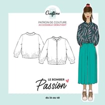 Patron Craftine Bomber Passion - Format Papier