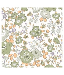 Tissu coton popeline fleuri de 145 cm de largeur liber7009 vendu par 50 cm