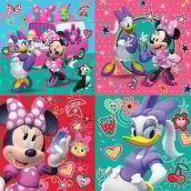 4 puzzles progressifs - EDUCA - Malette Puzzles Progressifs Minnie & The Happy Helpers