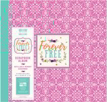 Album de scrapbooking 30cm x 30cm Forever free - Mandala