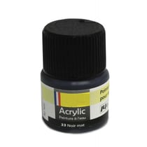 Noir Mat Acrylique 12ml