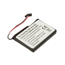 Avizar Batterie pour Appareils GPS Falk Neo 450 / Neo 550 Li-ion 3.7V 1250mAh 4.6Wh Blanc / Noir