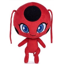 Peluche miraculous : tikki kwami 29 cm - coccinelle - peluche licence