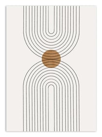 Affiche 50 x 70 cm -  Circle - Miuus studio