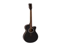DIMAVERY Guitare Folk AW-400 Noire Electro