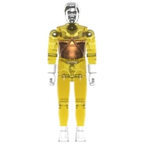Micronauts - Figurine ReAction+ Time Traveler (Translucent Yellow) 10 cm