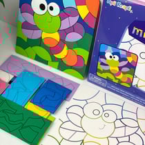 Libellule - Kit de mosaïque en mousse - Apli Krapli