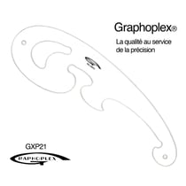 Pistolet en Altuglas transparent 30 cm