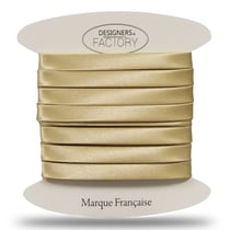 Biais satin doré 9mm par 10 mètres – designers-factory