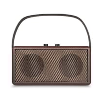 Enceinte Bluetooth Portable 16W en Bois avec Subwoofer, Support Micro SD et AUX Marron YONIS