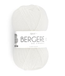 Pelote SPORT+ - Bergère de France BLANC